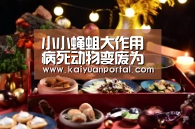小小蝇蛆大作用病死动物变废为宝:开元棋牌(图1) 开元APP